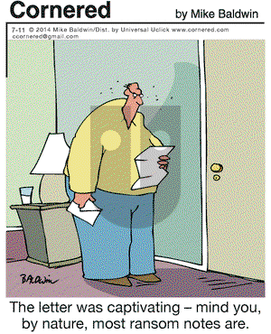 Cornered on Friday July 11, 2014 Comic Strip
