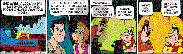 Rip Haywire on Monday April 19, 2021 Comic Strip