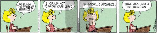 Peanuts on Monday June 3, 2002 Comic Strip