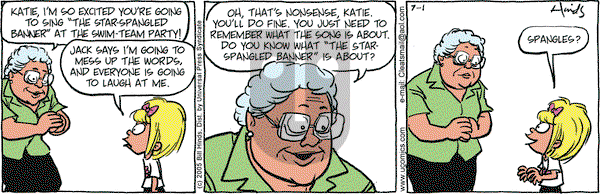 Cleats on Friday July 1, 2005 Comic Strip