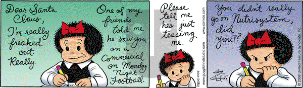 Nancy on Thursday December 4, 2008 Comic Strip