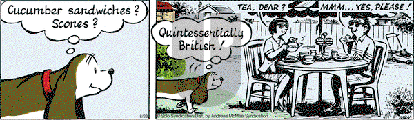 Fred Basset on Thursday August 23, 2018 Comic Strip