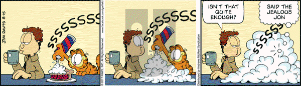 Garfield on Tuesday August 15, 2017 Comic Strip