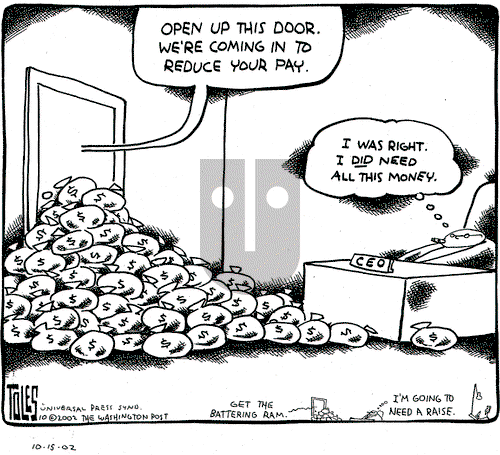 Tom Toles on Tuesday October 15, 2002 Comic Strip