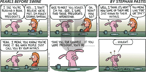 Pearls Before Swine on Sunday August 31, 2003 Comic Strip