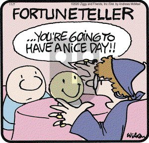 Ziggy on Saturday November 7, 2020 Comic Strip
