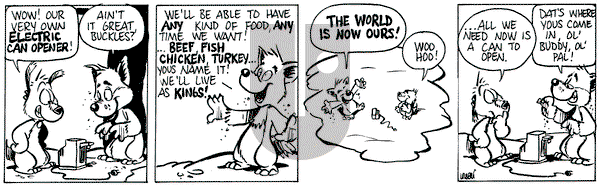 Buckles on Tuesday March 18, 2025 Comic Strip