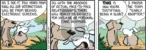 DeFlocked on Thursday March 17, 2016 Comic Strip