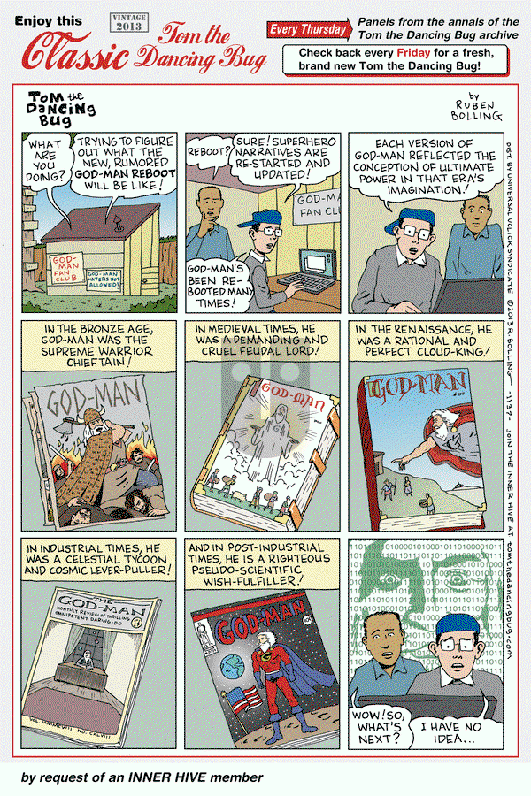 Tom the Dancing Bug on Thursday September 15, 2016 Comic Strip