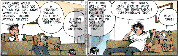 Get Fuzzy on Thursday February 4, 2010 Comic Strip