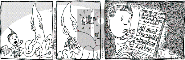 Lio on Monday November 17, 2014 Comic Strip