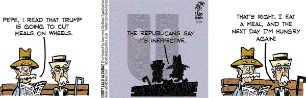 La Cucaracha on Friday March 31, 2017 Comic Strip