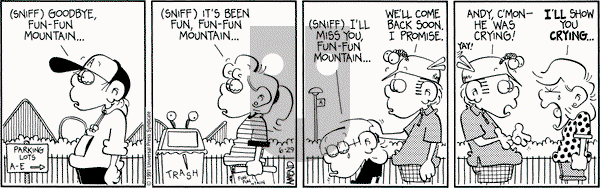 FoxTrot on Saturday June 29, 1991 Comic Strip