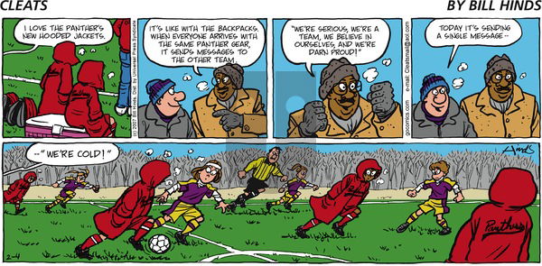 Cleats on Sunday February 4, 2007 Comic Strip