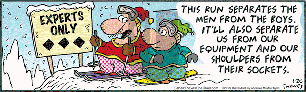 Frank and Ernest on Saturday January 20, 2018 Comic Strip