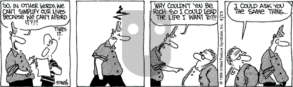 The Buckets on Tuesday June 6, 2000 Comic Strip