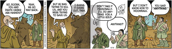 Alley Oop on Monday April 14, 2025 Comic Strip