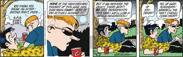 Doonesbury on Thursday May 13, 2004 Comic Strip