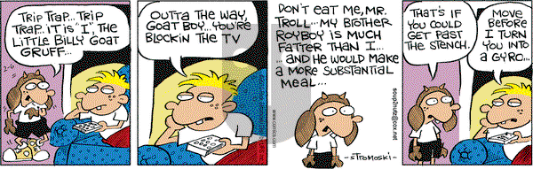 Soup to Nutz - Old on Saturday February 6, 2010 Comic Strip