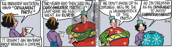 Rose is Rose on Tuesday December 16, 2014 Comic Strip