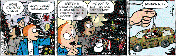 Cleats on Tuesday December 10, 2002 Comic Strip