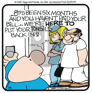 Ziggy on Tuesday January 9, 2007 Comic Strip