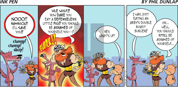 Ink Pen - Sunday April 11, 2010 Comic Strip