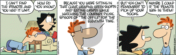 Baby Blues on Tuesday August 24, 2021 Comic Strip
