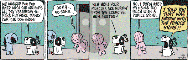 Pooch Cafe on Thursday July 28, 2005 Comic Strip