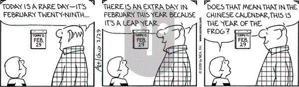 The Born Loser on Friday February 29, 2008 Comic Strip
