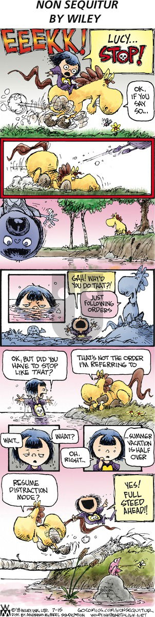 Non Sequitur on Sunday July 15, 2018 Comic Strip