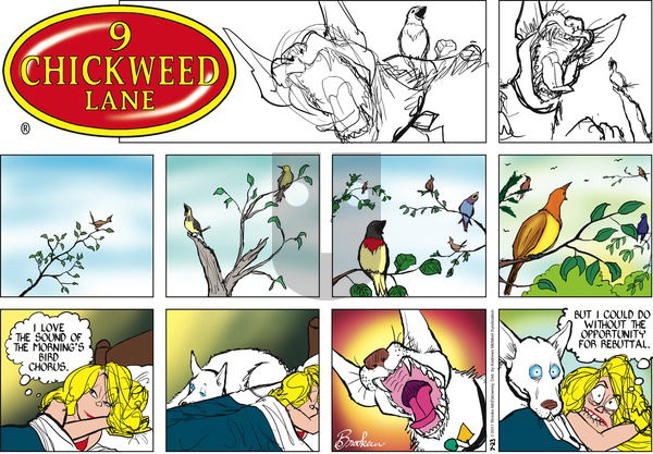 9 Chickweed Lane on Sunday July 23, 2017 Comic Strip