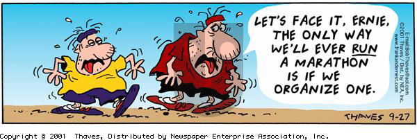 Frank and Ernest on Thursday September 27, 2001 Comic Strip