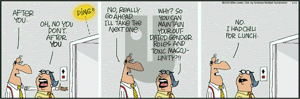 Mike du Jour on Monday April 14, 2025 Comic Strip
