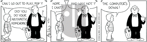 The Born Loser on Friday April 21, 2000 Comic Strip
