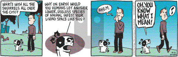 Pooch Cafe on Wednesday October 13, 2004 Comic Strip