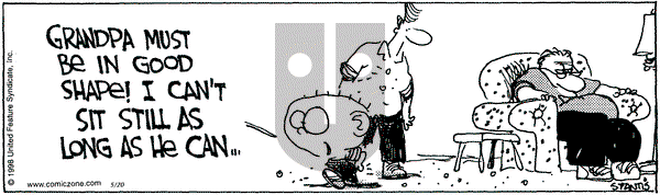 The Buckets - Wednesday May 20, 1998 Comic Strip