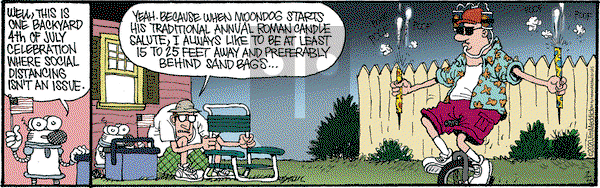 Monty on Saturday July 4, 2020 Comic Strip