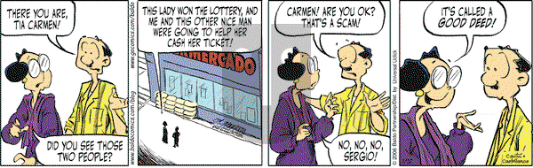 Baldo on Tuesday January 12, 2010 Comic Strip