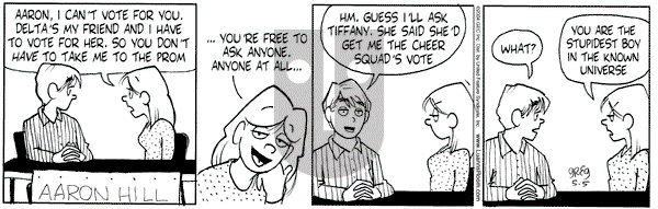 Luann on Wednesday May 5, 2004 Comic Strip