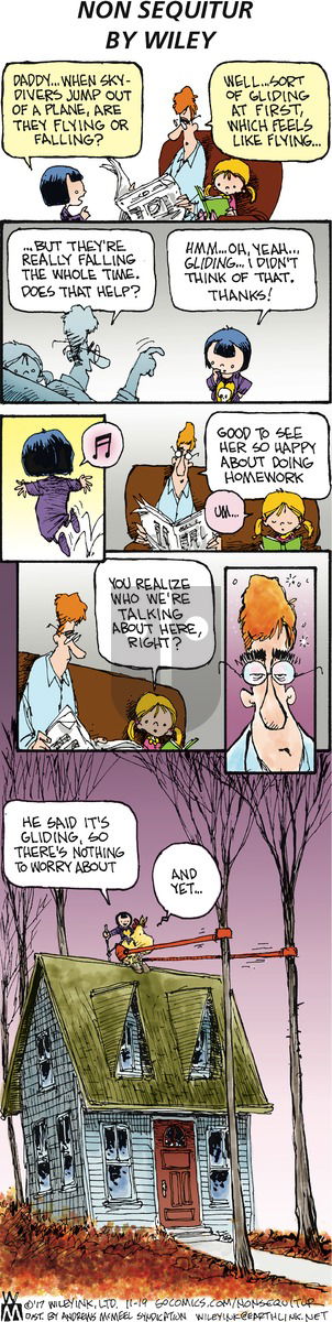Non Sequitur on Sunday November 19, 2017 Comic Strip