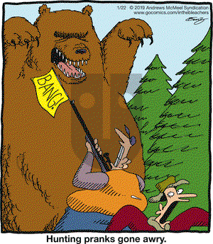 In the Bleachers on Tuesday January 22, 2019 Comic Strip