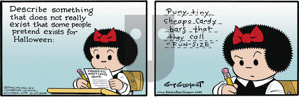 Nancy on Monday October 27, 2014 Comic Strip