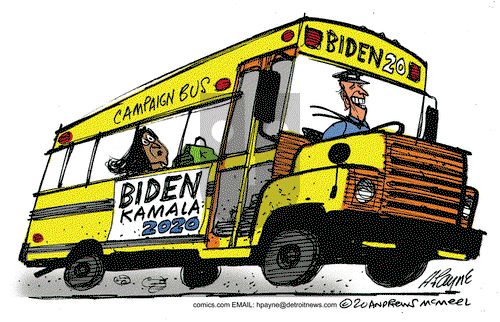 Henry Payne on Wednesday August 12, 2020 Comic Strip
