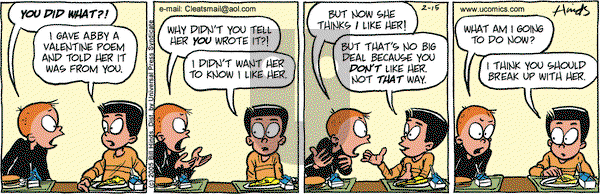 Cleats on Tuesday February 15, 2005 Comic Strip