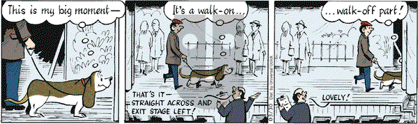 Fred Basset on Friday March 30, 2012 Comic Strip