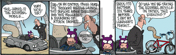 Monty on Thursday October 3, 2019 Comic Strip