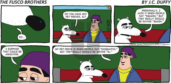 The Fusco Brothers - Sunday May 1, 2022 Comic Strip