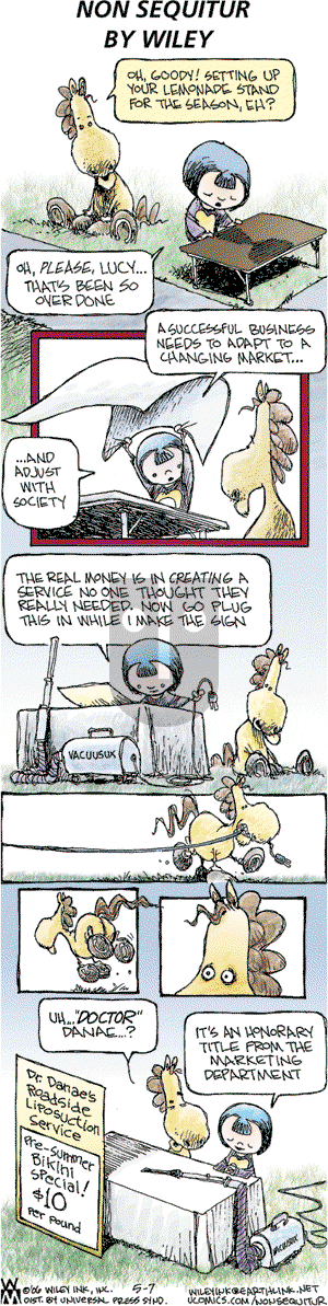 Non Sequitur on Sunday May 7, 2006 Comic Strip