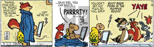 Over the Hedge on Saturday April 23, 2016 Comic Strip